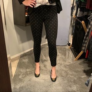 GAP polka dot ankle pants